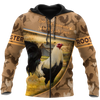 Maxcorners Rooster Live Like Someone All Over Printed Unisex Deluxe Hoodie