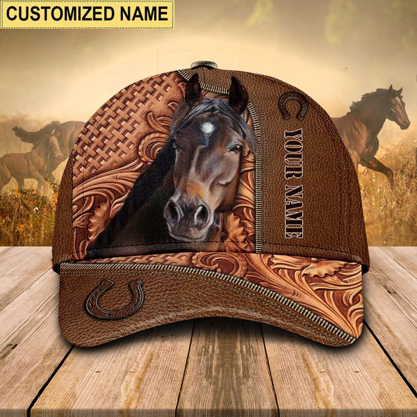 Maxcorners Horse Lover Personalized 3D Cap
