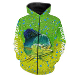 Maxcorners Mahi Mahi Fishing Skin Customize Name 3D Shirts