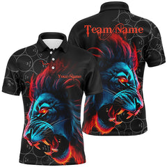 Max Corner Colorful Lion Bowling League Custom Name And Team Shirt