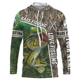 Maxcorners Personalized Bass Fishing Shirts Love Fishing Camo 3D