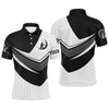 Max Corner Black and White golf balls skin custom name short sleeve, long sleeve golf polos for mens