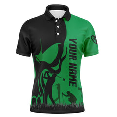 Max Corner Cool Mens golf polos shirts custom name skull golf black shirt jerseys, golf wear for mens