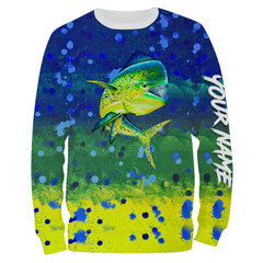 Maxcorners Mahi Mahi Fishing Customized Name 3D All Over printed Shirts