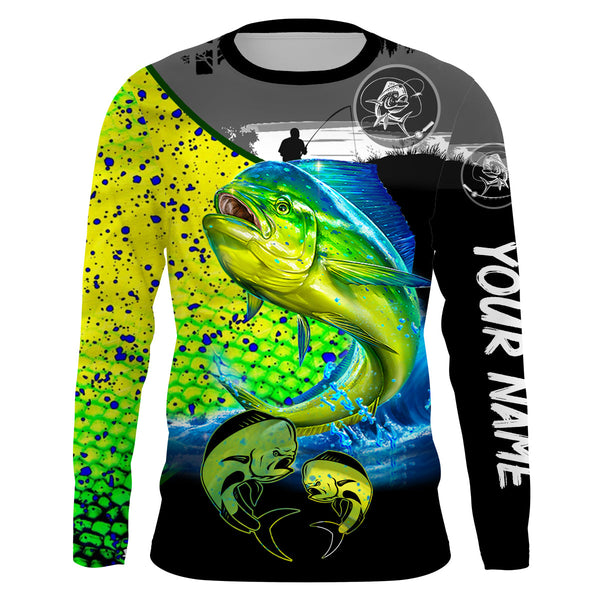 Maxcorners Mahi Mahi Fishing 3d Shirts Customize Name