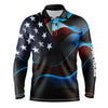 Max Corner Mens golf polo shirts custom name black American flag patriotic golf shirts for mens golfing gifts