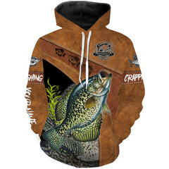 Max Corners Crappie fishing Customize name 3D Hoodie