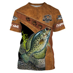 Crappie Fishing Customize Name Unisex Fishing Shirt