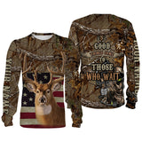 Max Corner Deer hunting American Flag camo Custom Name All over print Shirt Gift For Hunter