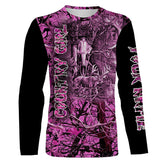 Max Corner Pink camo Women's hunting clothes custom Name 3D All over printing Gift For Hunter