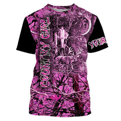 Max Corner Pink camo Women's hunting clothes custom Name 3D All over printing Gift For Hunter