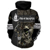 Max Corner Grim Reaper Bow hunter Camo Custom Name 3D All over print shirts Gift For Hunter