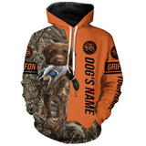 Max Corners Wirehaired pointing griffon Hunting Dog Personalized 3D All Over Printed Hoodie