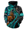 Maxcorners Deer Hunting Camo Custom Name 3D Shirts