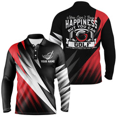 Max Corner Mens Red Golf Polo Shirts, Personalized Golf Shirts For Men, Cool Golf Gifts For Golfer