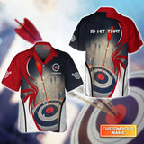 Maxcorners I'd Hit That Archery Target On Fire 3D Hawaiian Shirt