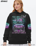 Maxcorners Yes I Am A Girl Jeep Hoodie