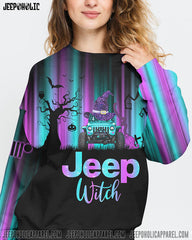 Maxcorners My Broom Broke Light Jeep Hoodie PT12