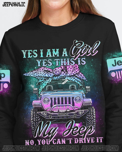 Maxcorners Yes I Am A Girl Jeep Hoodie