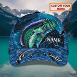 Maxcorners Personalized Name Bass Fishing Cap