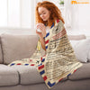 Maxcorners (Photo Inserted) Dad My Hero And Guide - Personalized Blanket - Loving Gift For Family Members