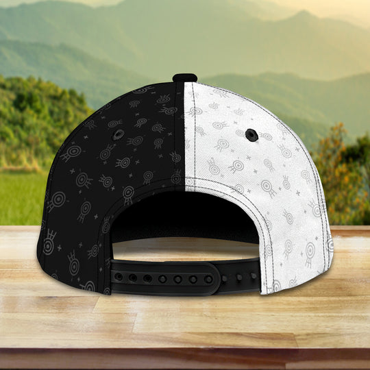 Maxcorners Archery Black And White Personalized Name Cap