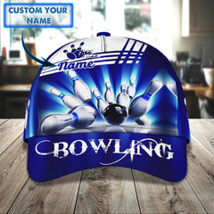 Maxcorners Bowling Classic Personalized Name 3D Cap