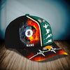 Maxcorners Billiard Lover Personalized Name 3D Over Printed Cap
