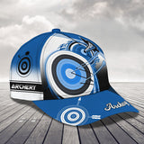 Maxcorners Archery Blue All Over Printed Cap