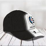 Maxcorners Archery Aim Shoot Swear Repeat Personalized Name Cap