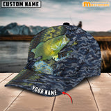 Maxcorners Personalized Steel Bass Fishing Cap