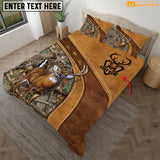 Maxcorners Personalized White Tailed Deer Bedding Set