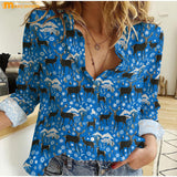 Maxcorners Deer Casual Shirt Multicolor 3 Colors