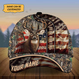 Maxcorners Custom Name Daniel Deer Hunting Premium 3D Printed Cap