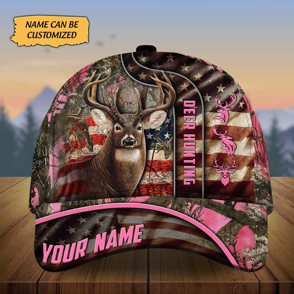 Maxcorners Custom Name Daniel Deer Hunting Premium 3D Printed Cap