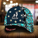 Max Corners The Best Deer Hunting Star Camo Pattern 3D Multicolor Personalized Cap