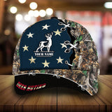 Max Corners The Best Deer Hunting Star Camo Pattern 3D Multicolor Personalized Cap