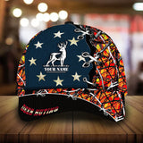 Max Corners The Best Deer Hunting Star Camo Pattern 3D Multicolor Personalized Cap