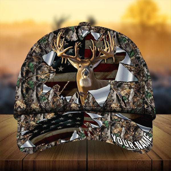 Max Corners Premium Best Gash Old Flag Camo Pattern 3D Multicolor Personalized Cap