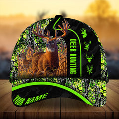 Maxcorners Deer Hunting Personalized Cap 3D