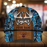 Max Corners Unique Leather Bow Pattern Deer Hunting 3D Multicolor Personalized Cap