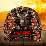 Max Corners Premium Best Gash American Hunter Creepy Pattern 3D Multicolor Personalized Cap