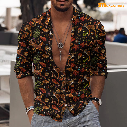 Maxcorners Awesome Deer Casual Shirt PT03