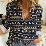 Maxcorners Awesome Deer Casual Shirt PT07