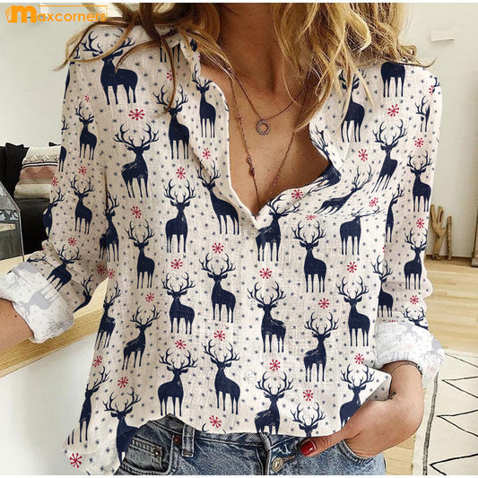 Maxcorners Awesome Deer Casual Shirt PT04