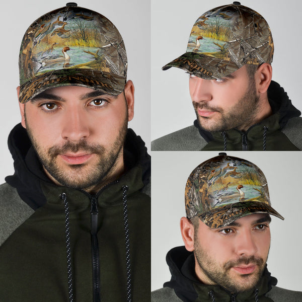 Maxcorners Personalized Name Hunting Classic Cap Duck Hunting