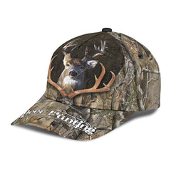 Maxcorners Personalized Hunting Deer Camo In Antler Classic Cap HM38