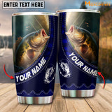 Maxcorners Bass Fishing Personalized Name Tumbler