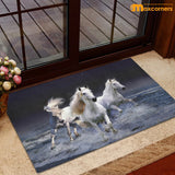 Maxcorners Love Horse On The River Doormat