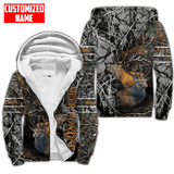 Maxcorners Deer Hunting Personalized Name 3D Over Printed Hoodie